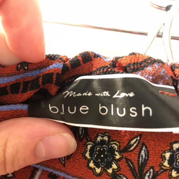 🆕 NWT Size S Rust Boho Flowy Pants - Picture 5 of 5